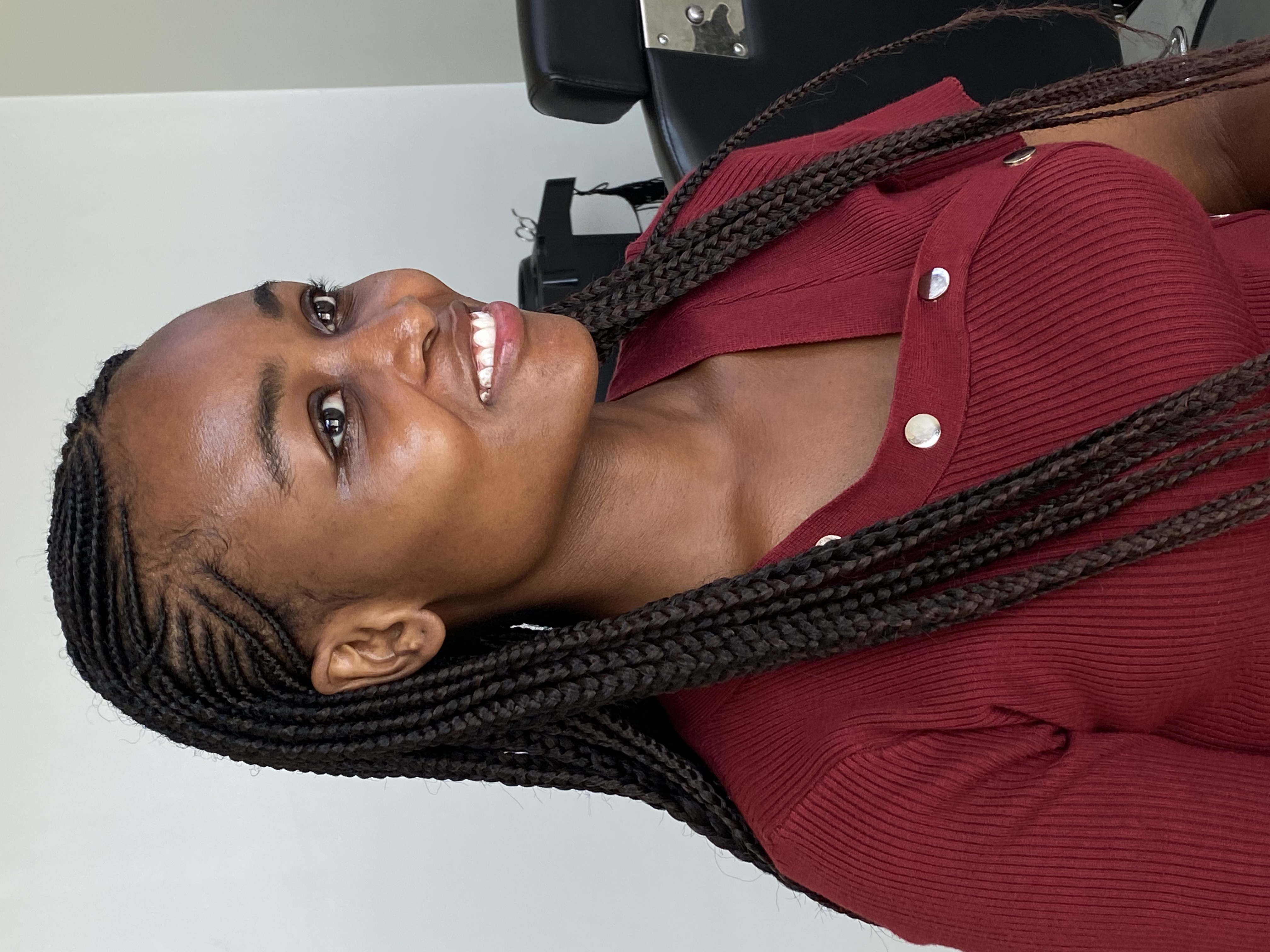 Knotless Braids & Conrrows mixed