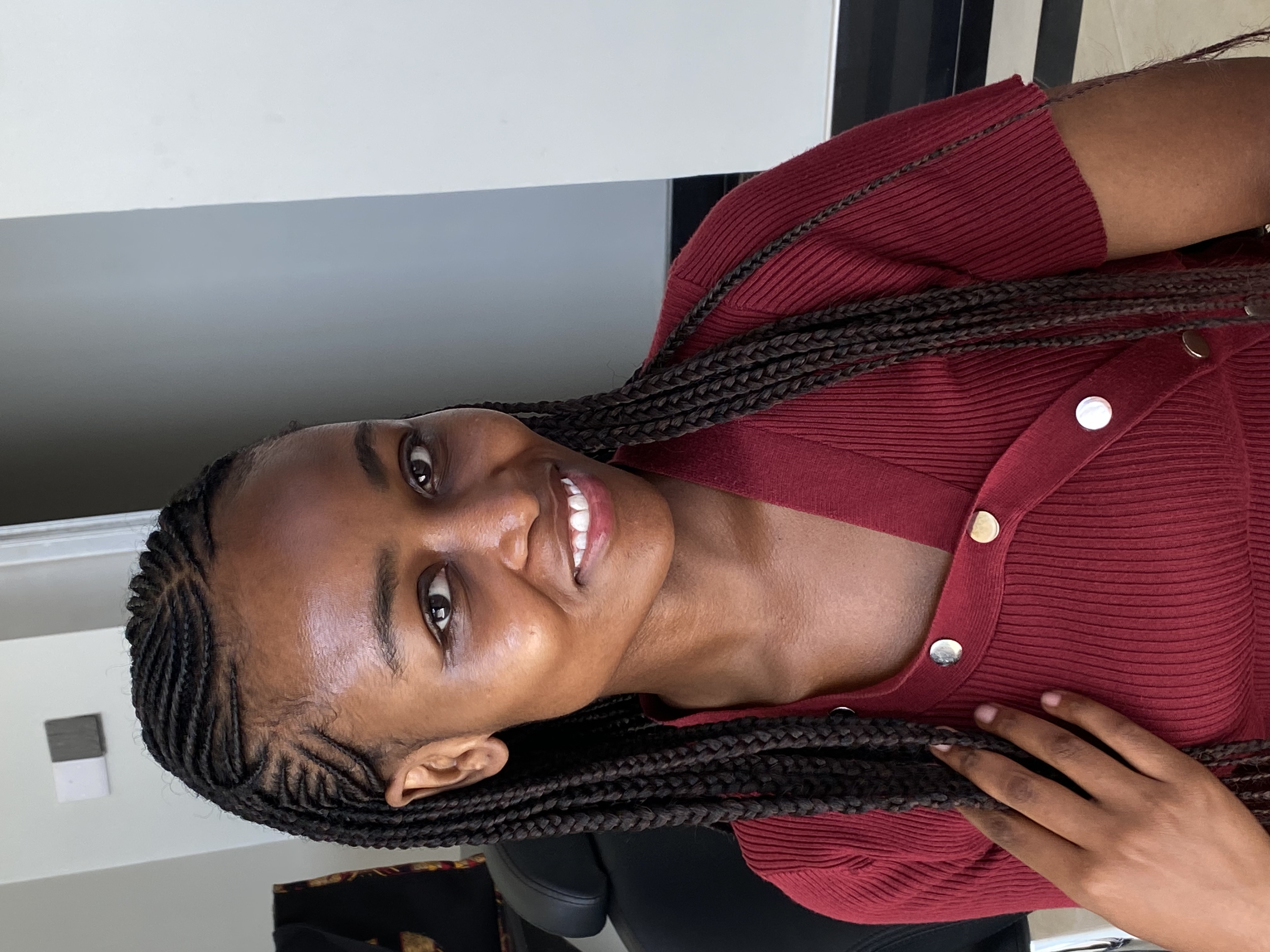 Knotless Braids & Conrrows mixed