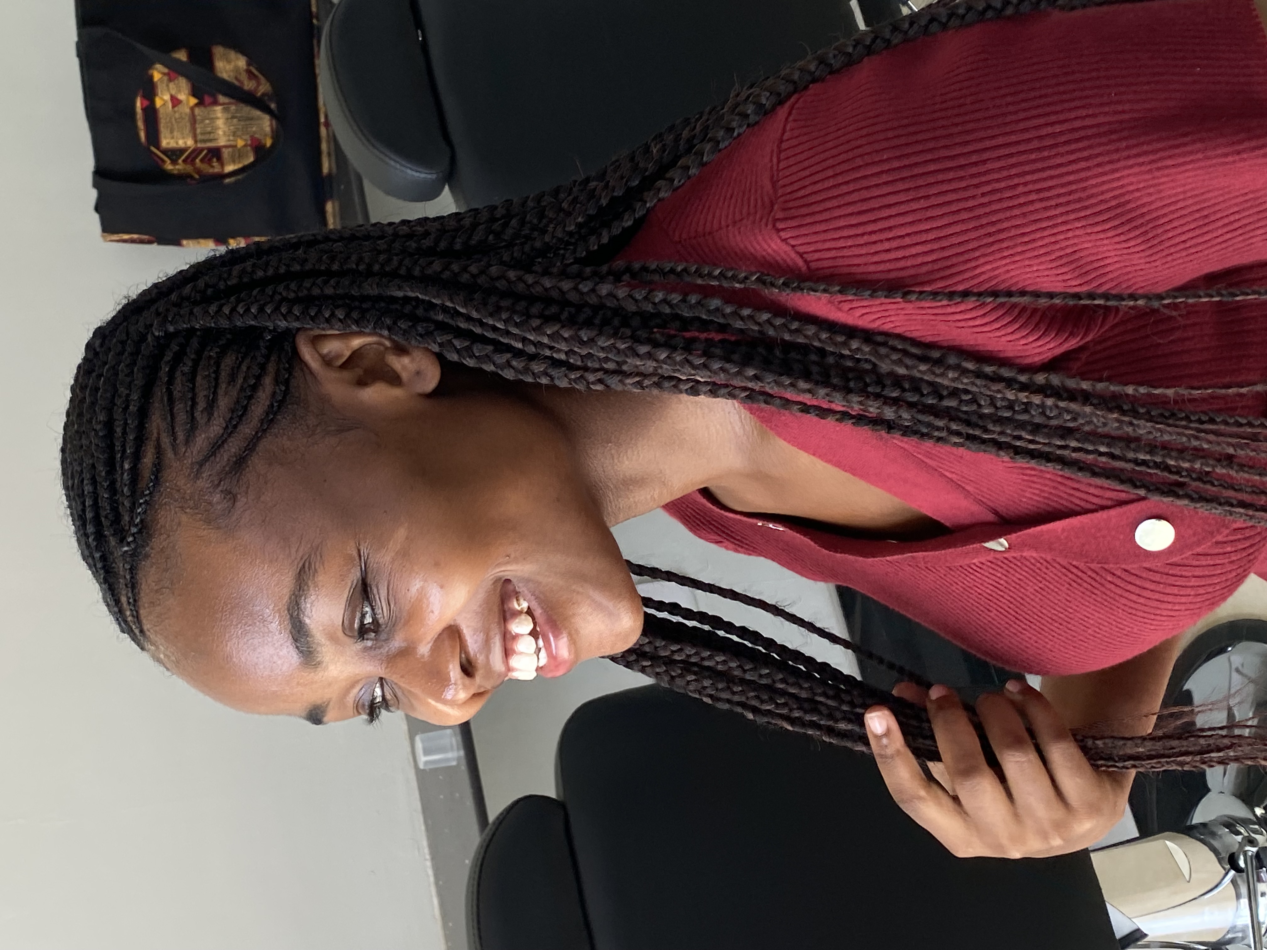 Knotless Braids & Conrrows mixed